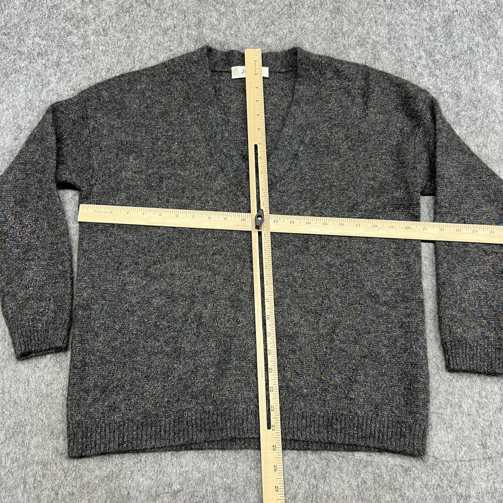 Jucca Sweater Womens Small Gray Mohair Blend V Neck Knit Pullover Made Italy‎ - Picture 8 of 16